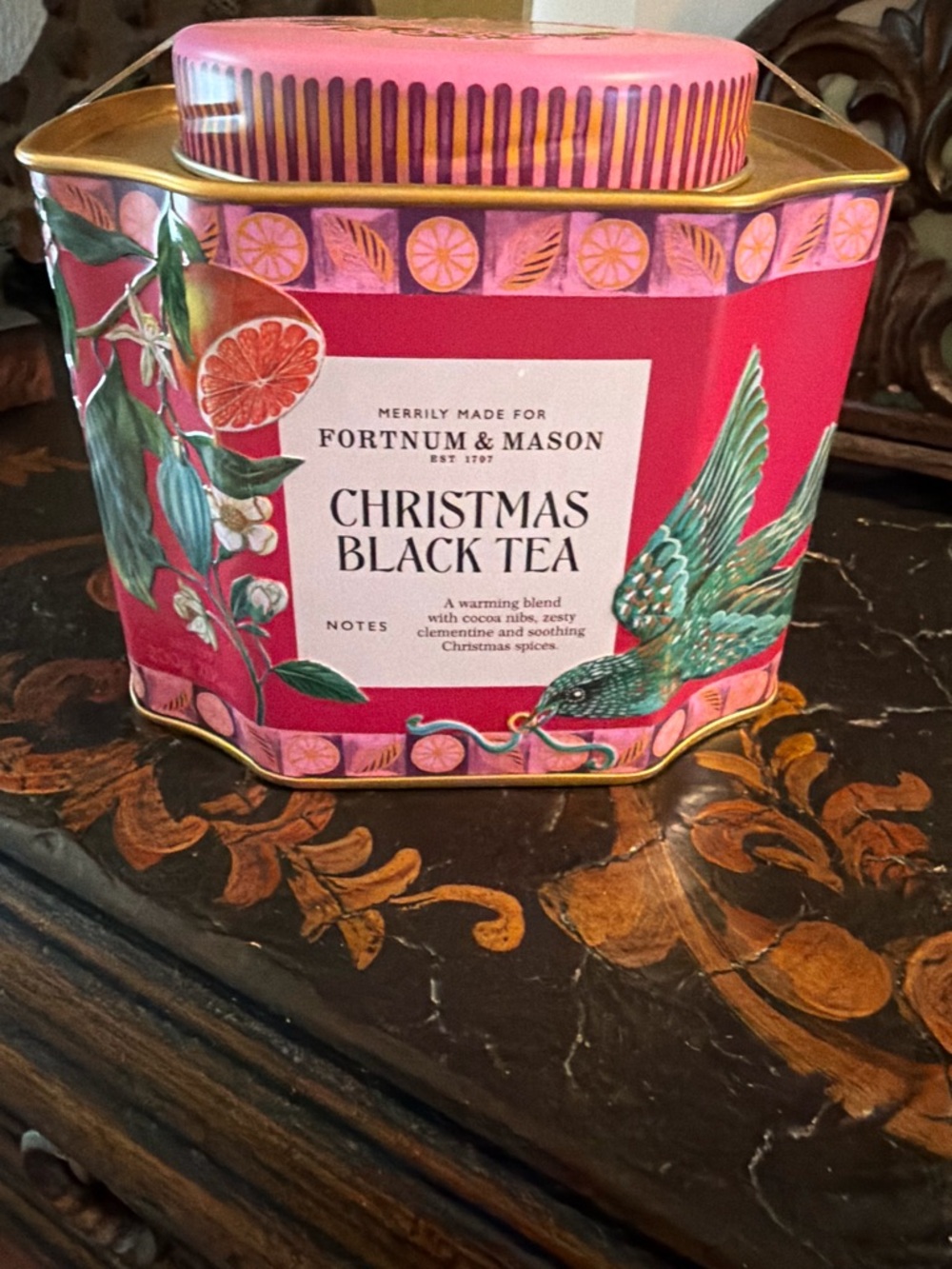**NEW** Fortnum & Mason Christmas Black Tea Decorative Tin